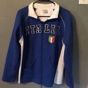 Italia zip up sweatshirt